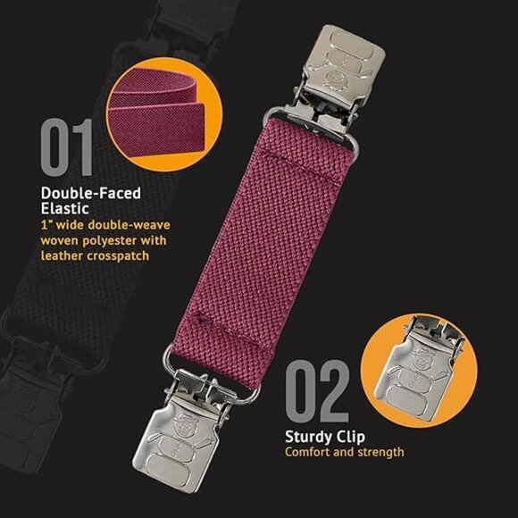 Hold’Em Mitten Glove Clips for Toddler & Kids Extra Tight Grip - Burgundy - Picture 3 of 6